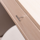 Cabinet Knob T Spira - Nickel plated