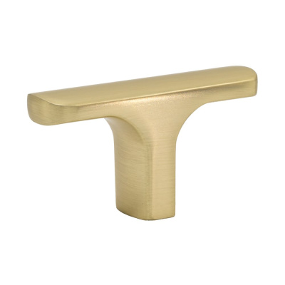 Cabinet Knob T Ethel - Brushed Brass in the group Cabinet Knobs / Show all cabinet knobs / T-Knobs at Beslag Online (343381-11)