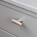 Cabinet Knob T Ethel - Stainless Steel Look