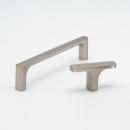 Cabinet Knob T Ethel - Stainless Steel Look