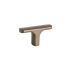 Cabinet Knob T Ethel - Warm Bronze T knob Ethel in warm bronze