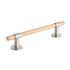 Handle Uniform - 128mm - Oak/Brushed Stainless Handle Uniform - 128mm - Oak/Brushed Stainless