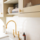 Cabinet Knob T Oliver - Brushed Brass