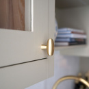Cabinet Knob T Oliver - Brushed Brass