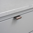 Edge Pull Handle Lip - Burnished Brass