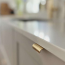 Edge Pull Handle Lip - Polished Brass