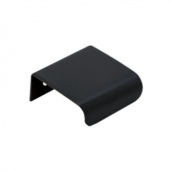 Edge Pull Handle Lip - 40mm - Black