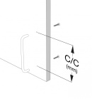 Edge Pull Handle Lip - 120mm - Polished Untreated Brass