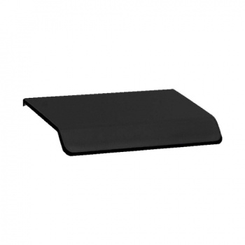 Edge Pull Handle Curve - 32mm - Matte Black