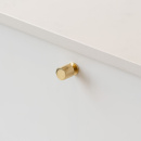 Cabinet Knob Solo - 21mm - Polished Brass