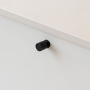 Cabinet Knob Solo - 21mm - Matte Black