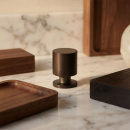 Cabinet Knob Solo - 21mm - Burnished Brass