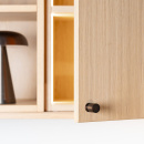 Cabinet Knob Solo - 21mm - Burnished Brass