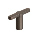 Cabinet Knob T Flow - Burnished Brass