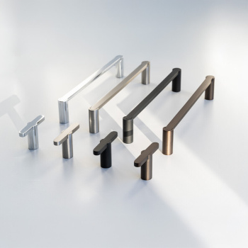 Cabinet Knob T Flow - Matte Black