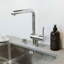 Kitchen Mixer Tap Venedig - Pull-Out Spout - Chrome
