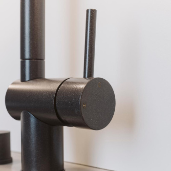 Kitchen Mixer Tap Venedig - Pull-Out Spout - Silgranit Anthracite