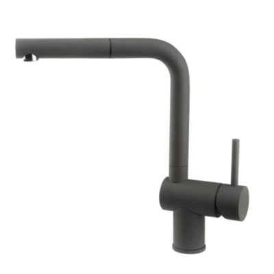 Kitchen Mixer Tap Venedig - Pull-Out Spout - Silgranit Rockgrey in the group Storage / Show all storage / Kitchen Mixer Tap at Beslag Online (35054)