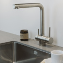 Kitchen Mixer Tap Rom - Stainless Steel