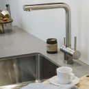 Kitchen Mixer Tap Rom - Stainless Steel