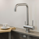 Kitchen Mixer Tap Rom - Stainless Steel