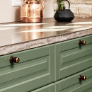 Cabinet Knob Manor Round - Antique Brass