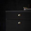 Cabinet Knob Manor Round - Gold
