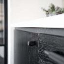 Cabinet Knob Riff - Matte Black