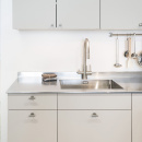 Cabinet Knob Riff - Stainless Steel Look