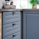 Cabinet Knob T Manor - Matte Black