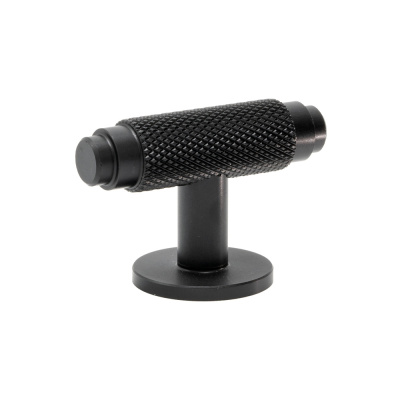 Cabinet Knob T Riff - Matte Black in the group Cabinet Knobs / Show all cabinet knobs / T-Knobs at Beslag Online (351050-11)
