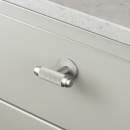 Cabinet Knob T Riff - Stainless Steel Look