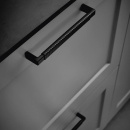 Handle Rattan - 160mm - Matte Black