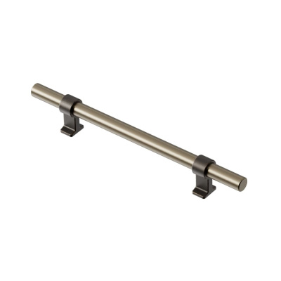 Handle Bond - 160mm - Antique Brown/Brushed brass in the group Cabinet Handles / Color/Material / Antique at Beslag Online (352080-11)
