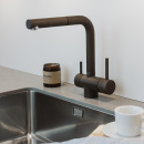 Kitchen Mixer Tap London - Pull-Out Spout - Coffiee