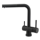 Kitchen Mixer Tap London - Pull-Out Spout - Matte Black