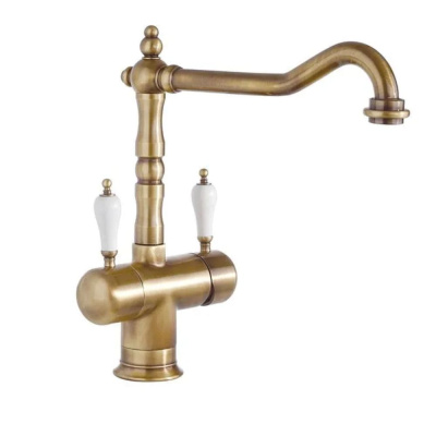 Kitchen Mixer Tap Oslo Retro - Bronze in the group Storage / Show all storage / Kitchen Mixer Tap at Beslag Online (35705)