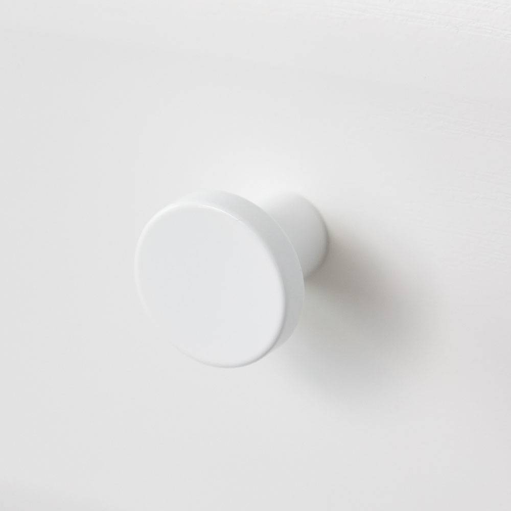 Cabinet Knob 2078 - Matte White | Beslagonline.com