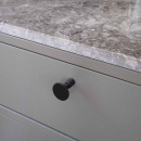 Cabinet Knob Jubilee - 28mm - Matte Black