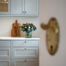 Cabinet Knob Jubilee - 28mm - Untreated Brass