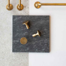 Cabinet Knob Jubilee - 28mm - Untreated Brass