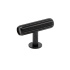 Knob T Rille - Brushed Black Knob T Rille - Brushed Black