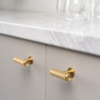 Knob T Rille - Brushed Black