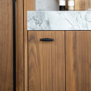 Cabinet Knob T Arpa - Brushed Black