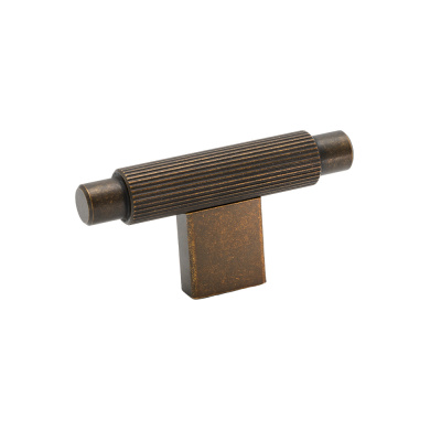Cabinet Knob T Arpa - Antique Brass in the group Cabinet Knobs / Show all cabinet knobs / T-Knobs at Beslag Online (373063-11)