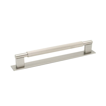 Handle Arpa/Back Plate - 192mm - Stainless Steel Look