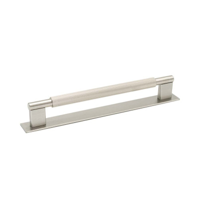 Handle Arpa/Back Plate - 192mm - Stainless Steel Look in the group Cabinet Handles / Color/Material / Stainless at Beslag Online (373100-11)