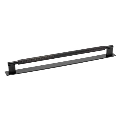 Handle Arpa/Back Plate - 320mm - Brushed Black in the group Outlet at Beslag Online (373107-11)