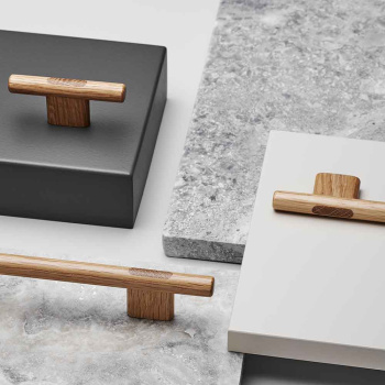 Cabinet Knob T Join - Oak