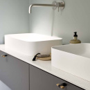 Cabinet Knob T Crossing - Oak/Black